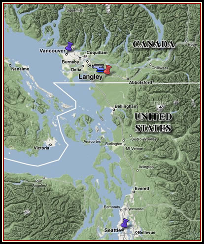 Map of Langley